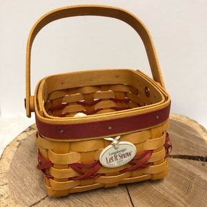 LONGABERGER   2001 Let lt Snow basket